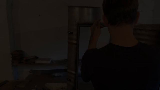 Печной комплекс в стиле ЛОФТ в белой облицовке от 2ПЕЧНИКА52