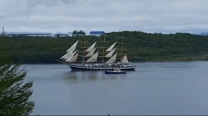 Фрегат Палада в порту Ванино