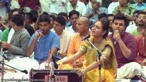 Vishaka Devi Dasi Singing Hare Krishna Maha Mantra Evening Session at Namotsava Kirtan Festival 201