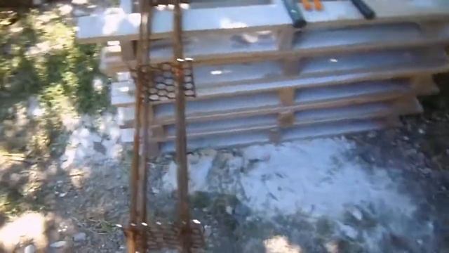 Изготавливаем пространственный каркас из арматуры для U-блоков смотреть онлайн