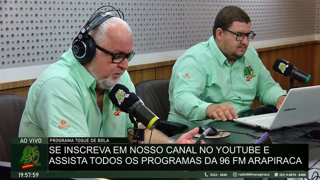 LIVE | PROGRAMA TOQUE DE BOLA | 96 FM ARAPIRACA | 25/03/2024 смотреть онлайн