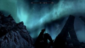 the elder scrolls V skyrim night sky