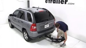 etrailer | Thule Hitching Post Pro Hitch Bike Rack Review - 2009 Kia Sportage