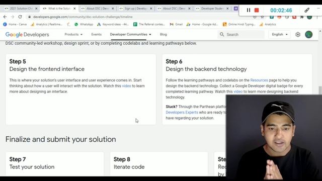 Google Solution Challenge 2021 | Google Developer Student |Free Google Swags, Certificate #TrickyMa