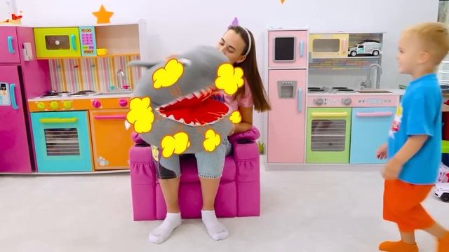 Vlad e Niki em histórias de Halloween para crianças