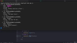 Reading From Your Database With Mongoose