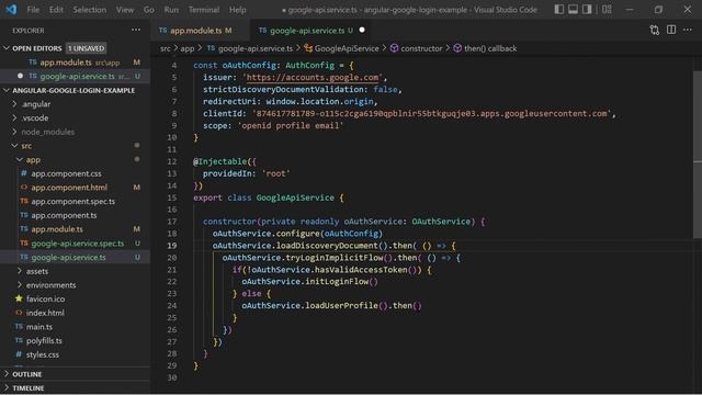 Angular & Google Login OAuth2 / OpenID Connect - Using the angular-oauth2-oidc Library смотреть онлайн