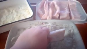 Сухой посол сала