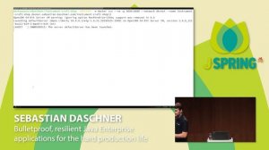 J-Spring 2018: Sebastian Daschner  - Java Enterprise applications for the hard production life