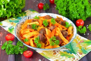 КАК ПРИГОТОВИТЬ ПЛОВ ИЗ МАКАРОН С МЯСОМ