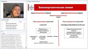 25/06/2020 Назаров А.А. Бионеограническая химия: роль металлов в живых системах