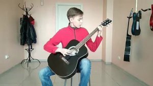 Катюша на гитаре.
