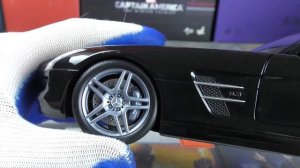 Модель 1/18 Mercedes-Benz SLS AMG 2010/Minichamps