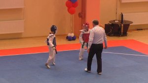 Соревнования по тхэквондо, турнир "Кубок Рязанского Кремля 2018" Сарапулов Даниил, 1/8 финала
