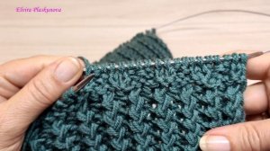 ШАПКА ЖЕНСКАЯ СПИЦАМИ ПОВОРОТНЫМИ РЯДАМИ.