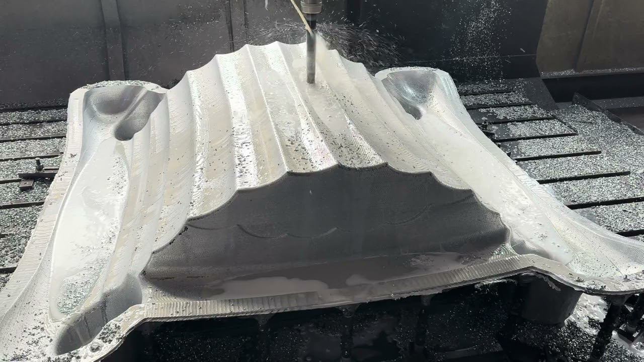 Aluminum Roto Mold for Kids Playground Equipment Roof Under CNC Processing