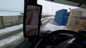 ПО ПЕРВОМУ СНЕГУ НА ЛЕТНЕЙ РЕЗИНЕ!#автошкола_дальнобоя