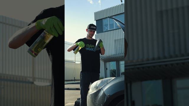 КАК СДЕЛАТЬ ПЛАСТИК ПО-НАСТОЯЩЕМУ ЧЕРНЫМ? #мойка #automobile #foamheroes #уходзаавто