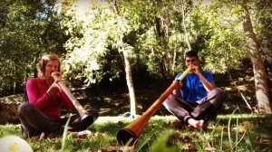 31. Didgeridoo Tutorial : Playing together #4