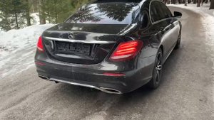 Выхлоп Mercedes w213