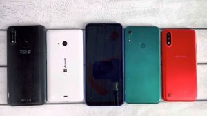 Honor 8A incoming call Microsoft & Samsung A01 & Redmi 9C & Black Fox