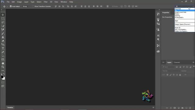 #01 Photoshop interface cc 15.5 - Menu bar, Options or Property bar, Tool bar, Palates смотреть онлайн