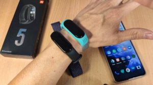 Miband 5  mi band 5 неделя использования. Сравнение с miband 4 и amazfit bip.