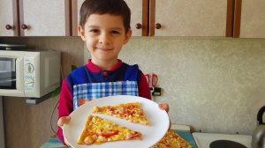Тимуркина Пицца, цыганчонок готовит. Как приготовить пиццу в 5 лет. Gipsy cuisine.