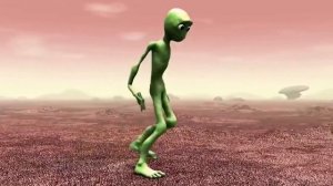 Пришелец танцует на марсе