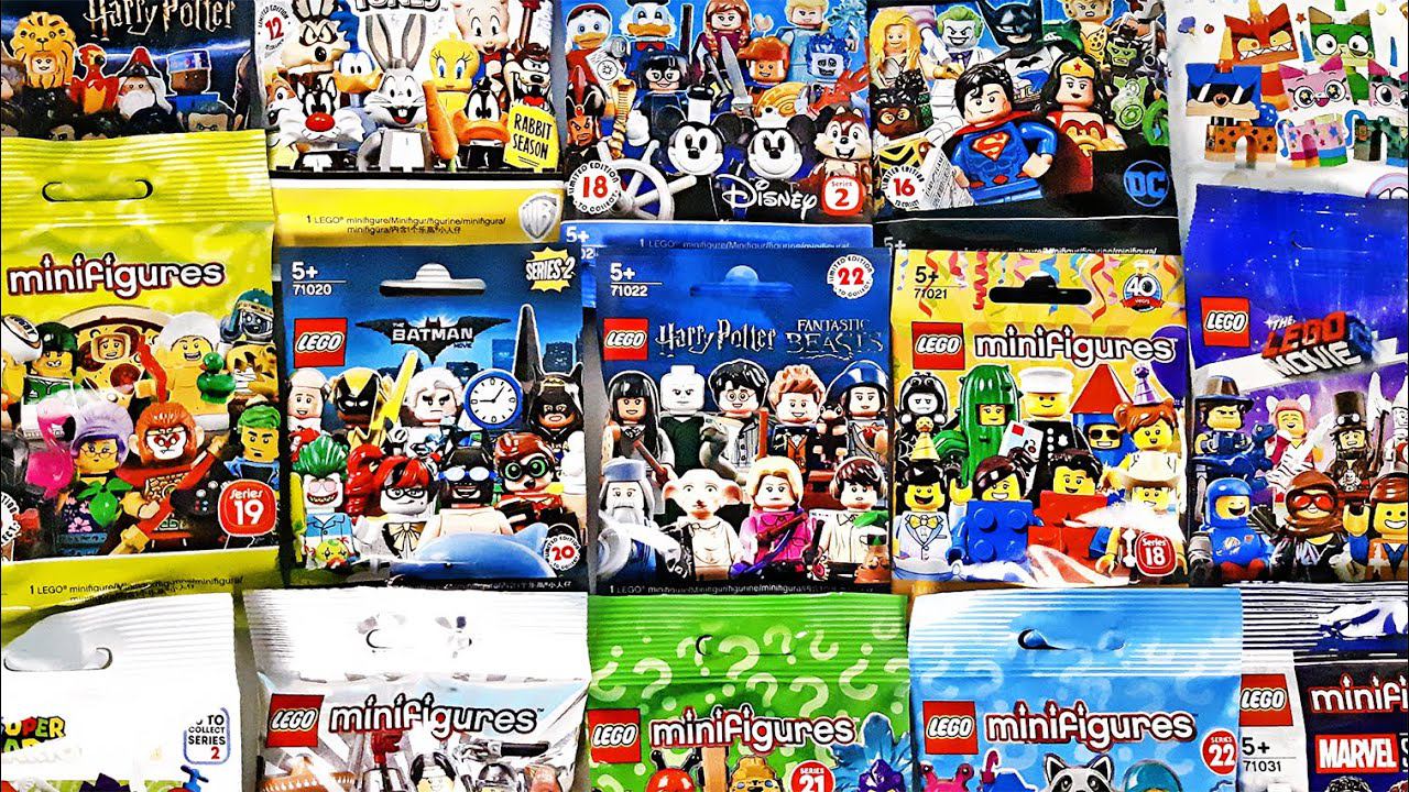 15 СЮРПРИЗОВ В ПАКЕТИКАХ LEGO Harry Potter, Супергерои Marvel, DC, Looney Tunes, Batman, Disney смотреть онлайн