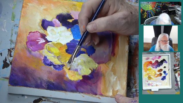 How to Paint a Vase of Flowers Keeping it Simple but Spectacular in Acrylics
