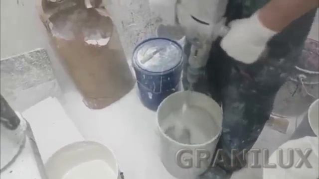 Столешница из искусственного камня (полимербетон) ǀ Жидкий Камень GRANILUX смотреть онлайн