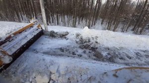 Уборка снега на Автогрейдере! Борьба с Валами!