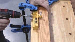 Установка петли OTLAV при помощи шаблона