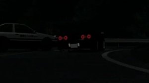 Фудзивара Такуми против Наказато Такеши |Ae86 vs GTR R32|Initial d| Часть Вторая