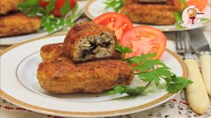 ЗРАЗЫ из фарша с ГРИБАМИ на сковороде - как приготовить сочное и вкусное блюдо