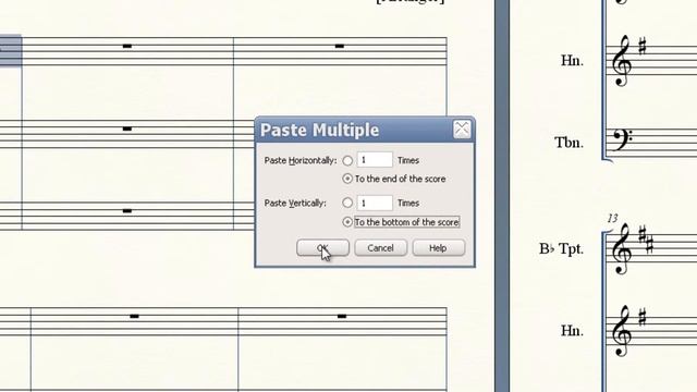 Finale 2012 для чайников. Урок 18  - Selection Tool (Ч.2)  (Копирование и вставка)