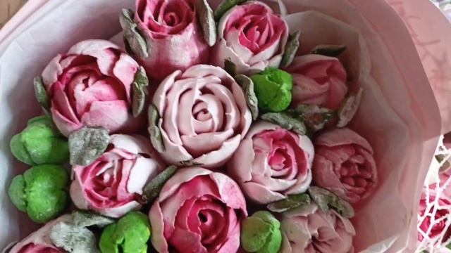Зефирные цветы??? Marshmallow flowers