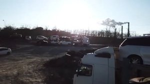 Автовозы из Владивостока. Погрузка авто на площадке Гранд Эрмий