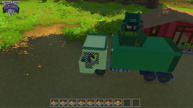 Scrap Mechanic | ГРЯЗНАЯ РАБОТЕНКА #1 Мусоровоз. И гламурная бабка :) смотреть онлайн