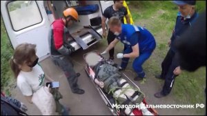 девочка упала с обрыва
