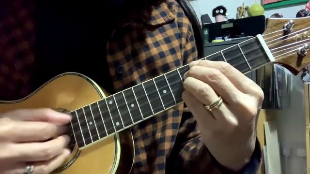 Y's original tune in A (26SEP22) - barre chords exercise - original ukulele tune смотреть онлайн