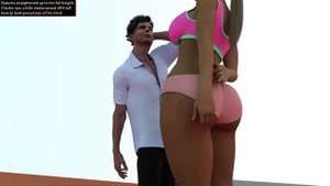 Tall women - basketball game (Part 7, gts comics)