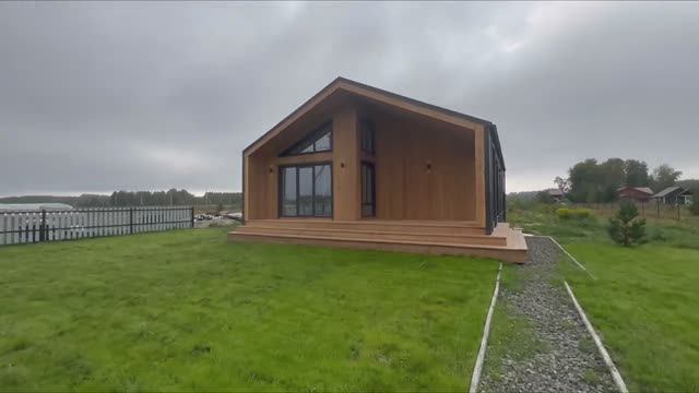 Дом 98 м2 барнхаус каркасный смотреть онлайн