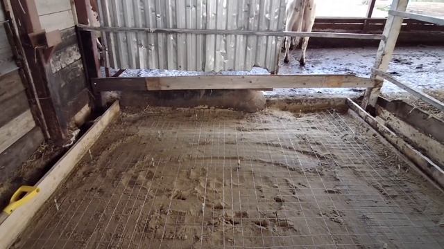 Делаем бетонные проезды в коровнике + анонсы ближайших видео смотреть онлайн