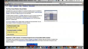 How to get a free sound recorder/editor for mac! AUDACITY