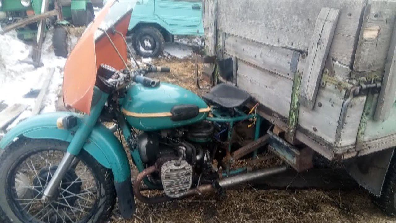 Самодельный трицикл на базе мотоцикла Урал-обзор