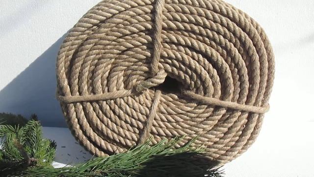 Джутовый канат д.16 мм для сруба из оцилиндрованных бревен смотреть онлайн
