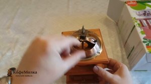 Ручная кофемолка закрытого типа медь Bekker. Обзор, сборка, настройка