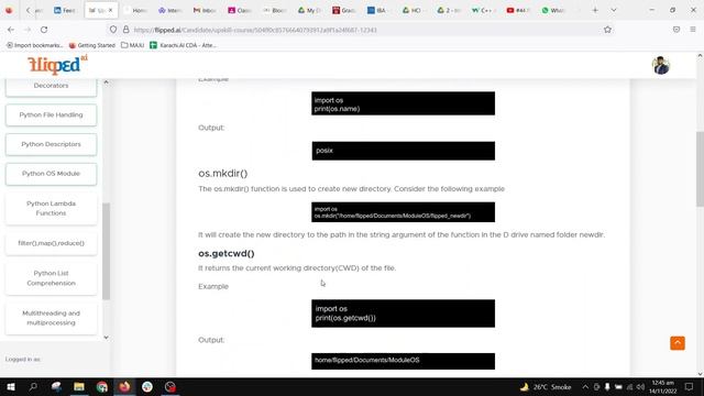 Module 11 Python OS module | Introduction to Python 2 | Programming basics